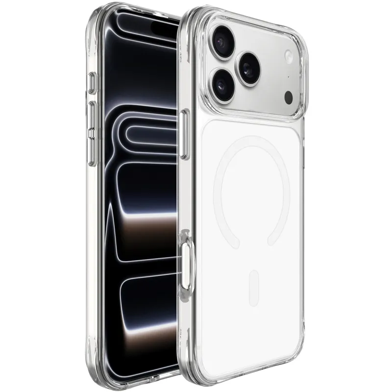 Чохол TPU+PC Space Pure Color with Magnetic Fit для Apple iPhone 17 Pro Max (6.9") – White. Фото 2 з 3