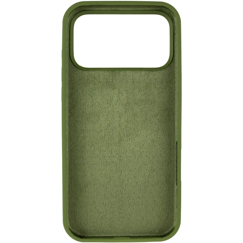 Чехол Silk Full Protective (AA) для Apple iPhone 18 Pro – Зеленый / Dark Olive. Фото 3 из 5