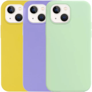 Чохол з закритим низом Silicone Case на Apple iPhone 13 (6.1")