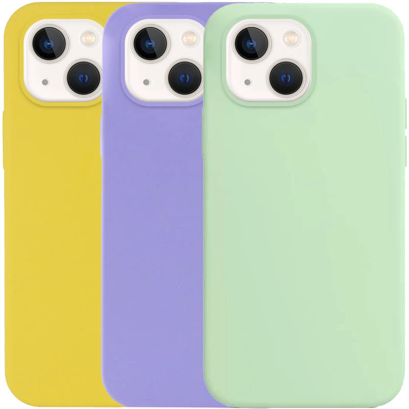 Чехол с закрытым низом Silicone Case для Apple iPhone 14 Plus (6.7") фото 1 из 1