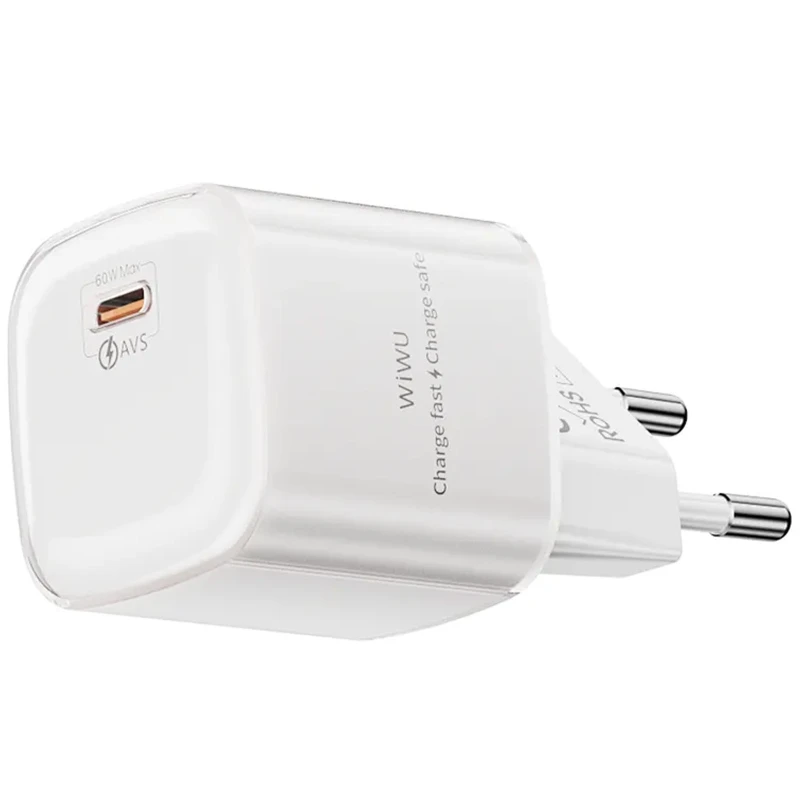 МЗП WIWU G037 Jelly PD60W GaN (1USB-C) – White. Фото 2 з 3