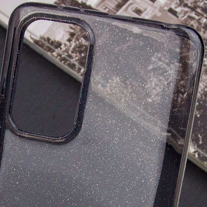 Блискучий силіконовий чохол на Xiaomi Redmi 13C – Grey. Фото 6 з 9