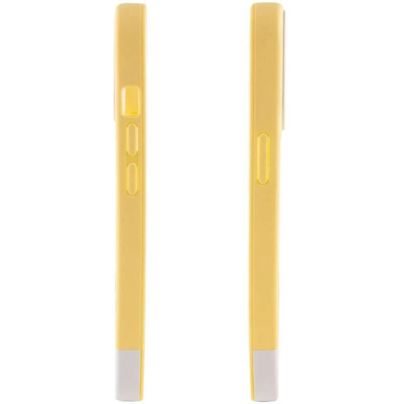 Двухцветный чехол Bichromatic для Apple iPhone 12 Pro Max (6.7") – Creamy-yellow / White. Фото 5 из 6