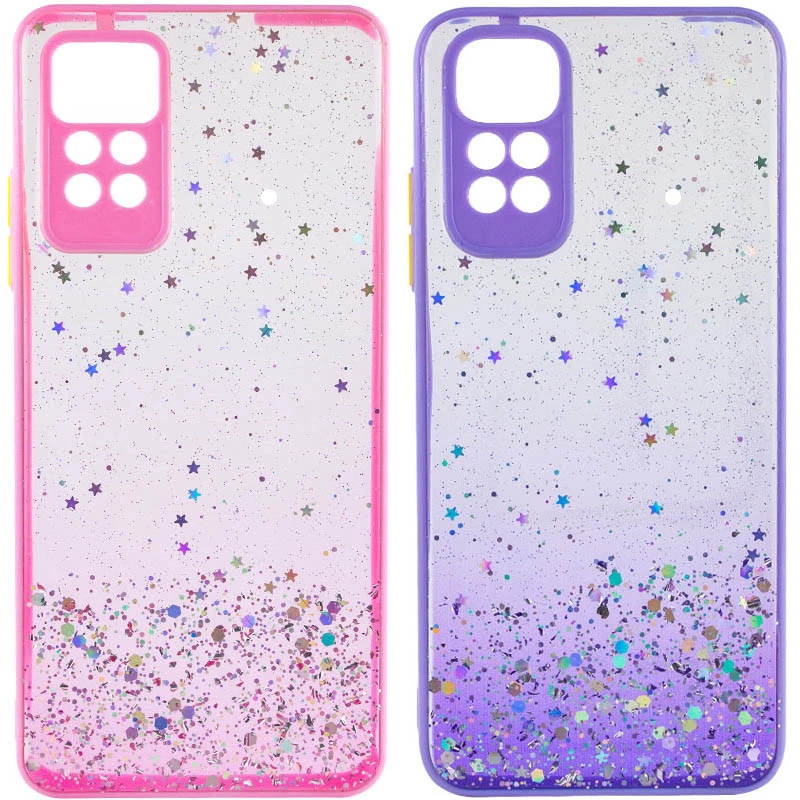 Чехол с блестками и защитой камеры для Xiaomi Poco X4 Pro 5G фото 1 из 1