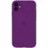 Чохол Silicone Case з захистом камери на Apple iPhone 12 (6.1") – Фіолетовий / Grape. Фото 1 з 1