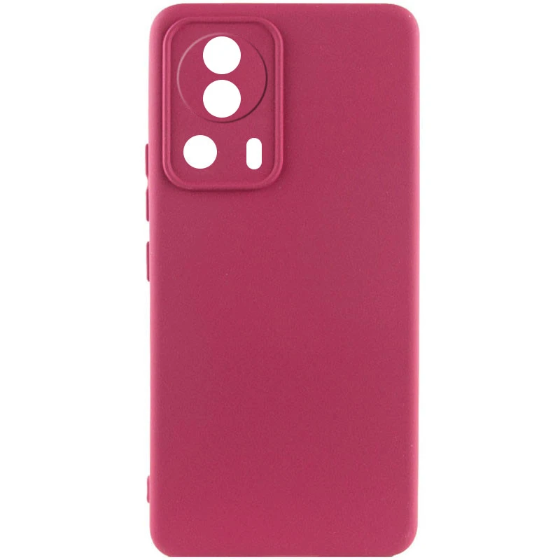 

Чохол Silicone Case Lakshmi з закритою камерою на Xiaomi 13 Lite (Бордовий / Marsala)