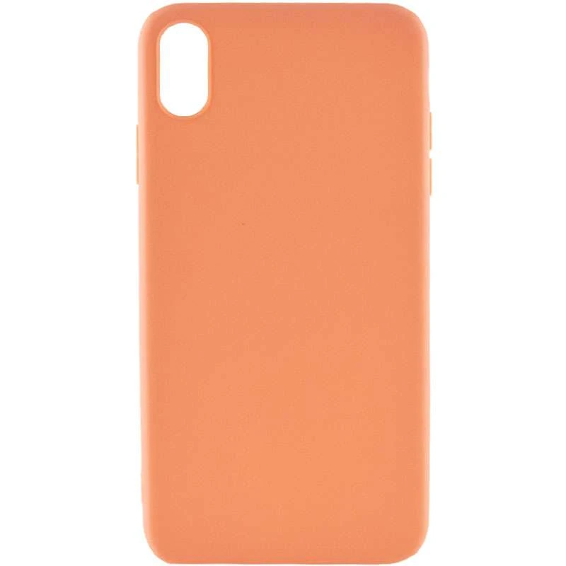 

Цветной силиконовый чехол для Apple iPhone X (5.8") (Rose Gold)