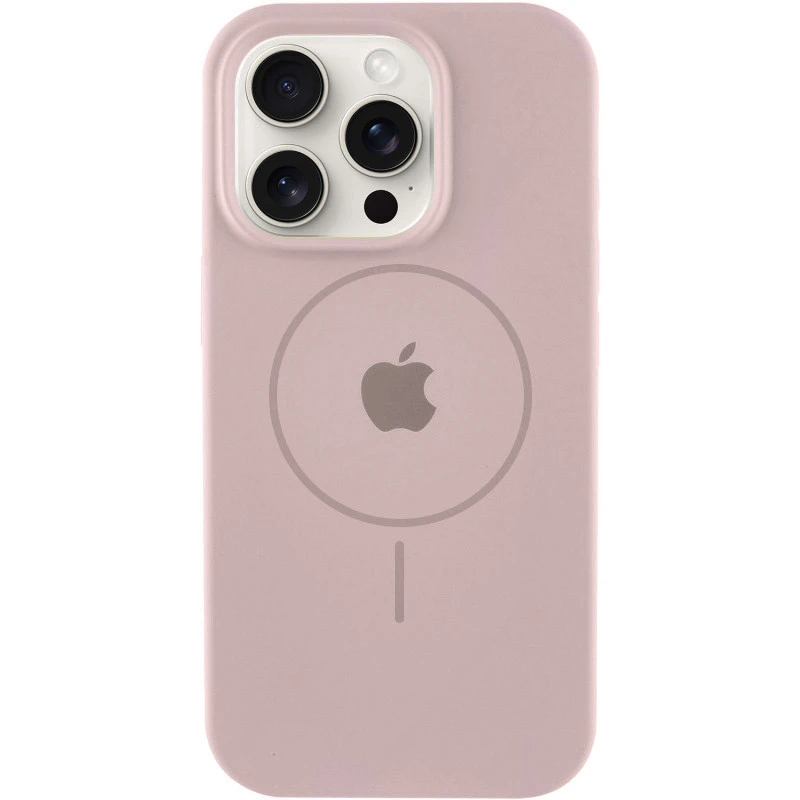 Чохол Silicone Case Full Protective (AA) V2 with MagSafe для Apple iPhone 12 Pro Max (6.7") – Сірий / Lavender. Фото 1 з 6