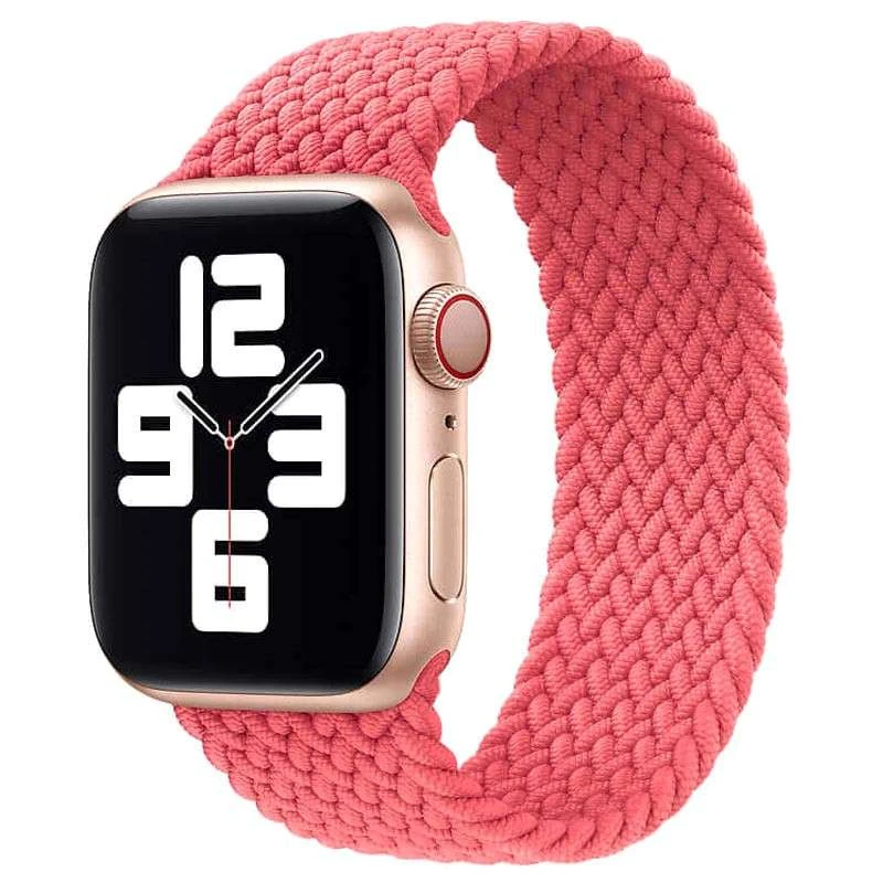 

Ремешок Braided Solo Loop (AAA) для Apple watch 38mm/40mm 135mm (Розовый), Рожевий