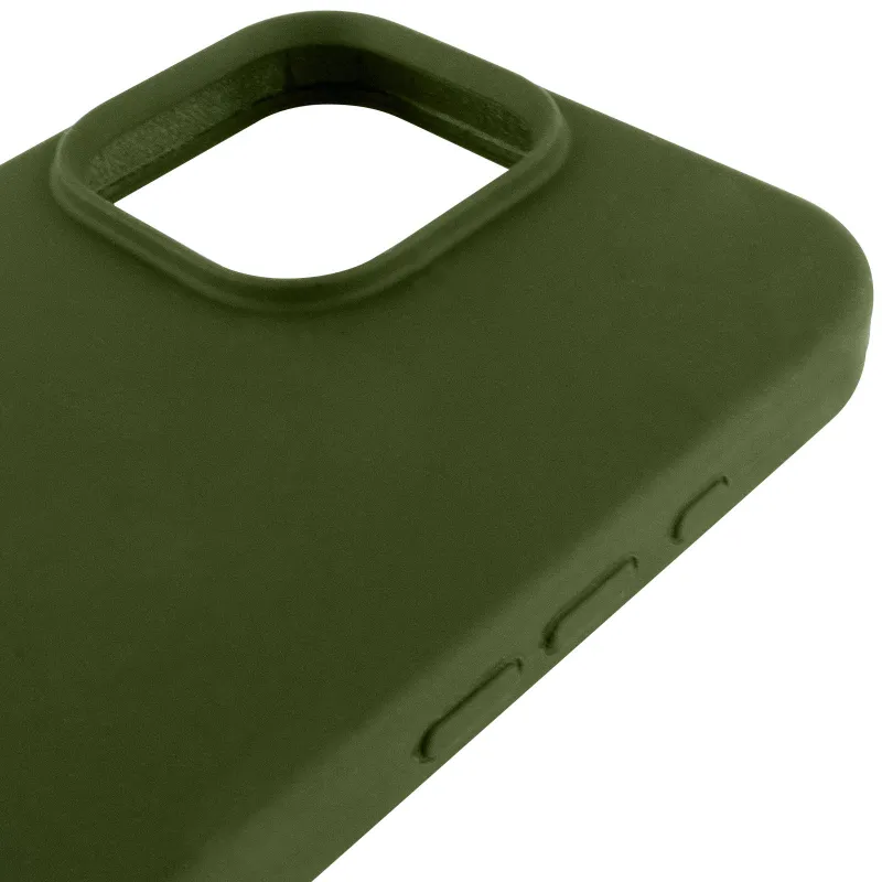 Чехол Silk Full Protective (AA) NO LOGO для Apple iPhone 16 Pro Max – Зеленый / Dark Olive. Фото 13 из 20