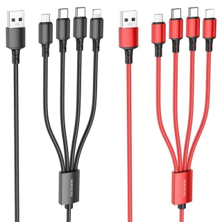 Дата кабель Borofone BX72 USB to 3in1 (1m) фото 1 из 2
