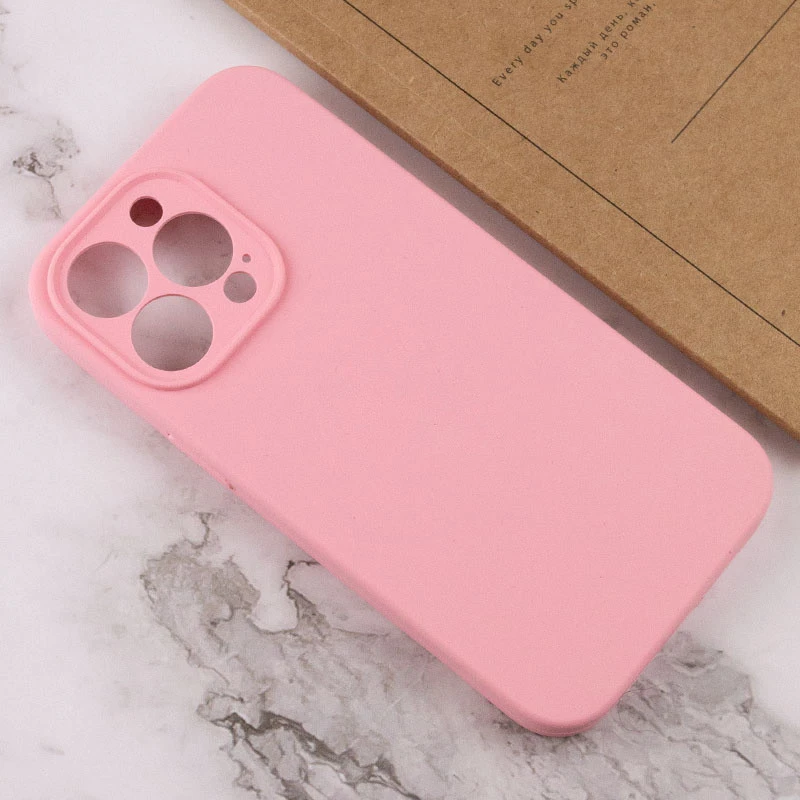Чохол з захистом камери Silicone Case для Apple iPhone 14 Pro (6.1") – Рожевий / Light pink. Фото 3 з 3