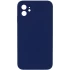 Чехол Silicone Case Square L с защитой камеры для Apple iPhone 11 (6.1") – Темно-синий / Midnight blue. Фото 1 из 3