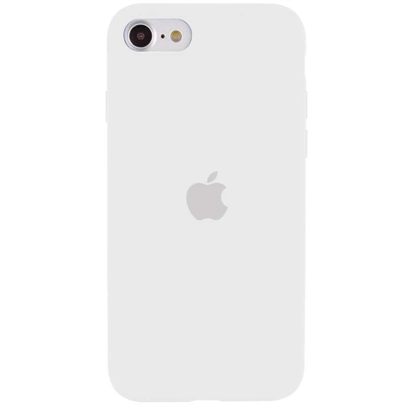 

Чохол Silicone Case з закритим низом на Apple iPhone SE (2020) (Білий / White)