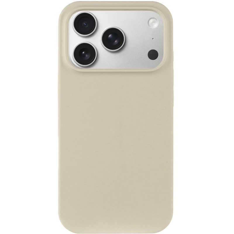 Чохол з закритим низом Silicone Case на Apple iPhone 17 Pro Max (6.9") – Бежевий / Antigue White. Фото 4 з 7