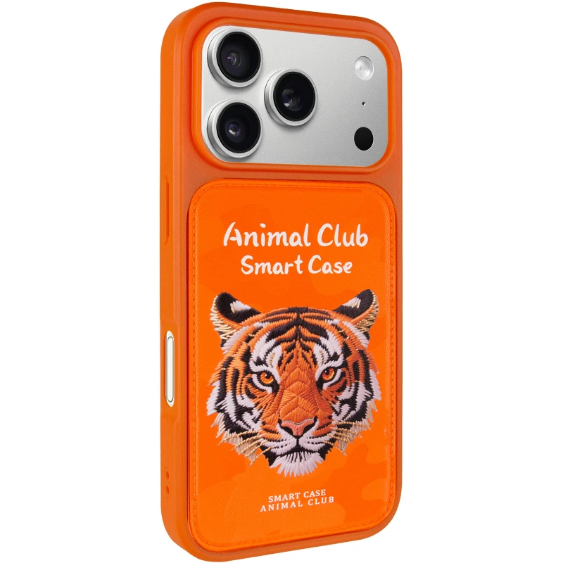 TPU+PC чохол Animal Club для Apple iPhone 17 Pro (6.3") – Hermes Orange. Фото 2 з 7