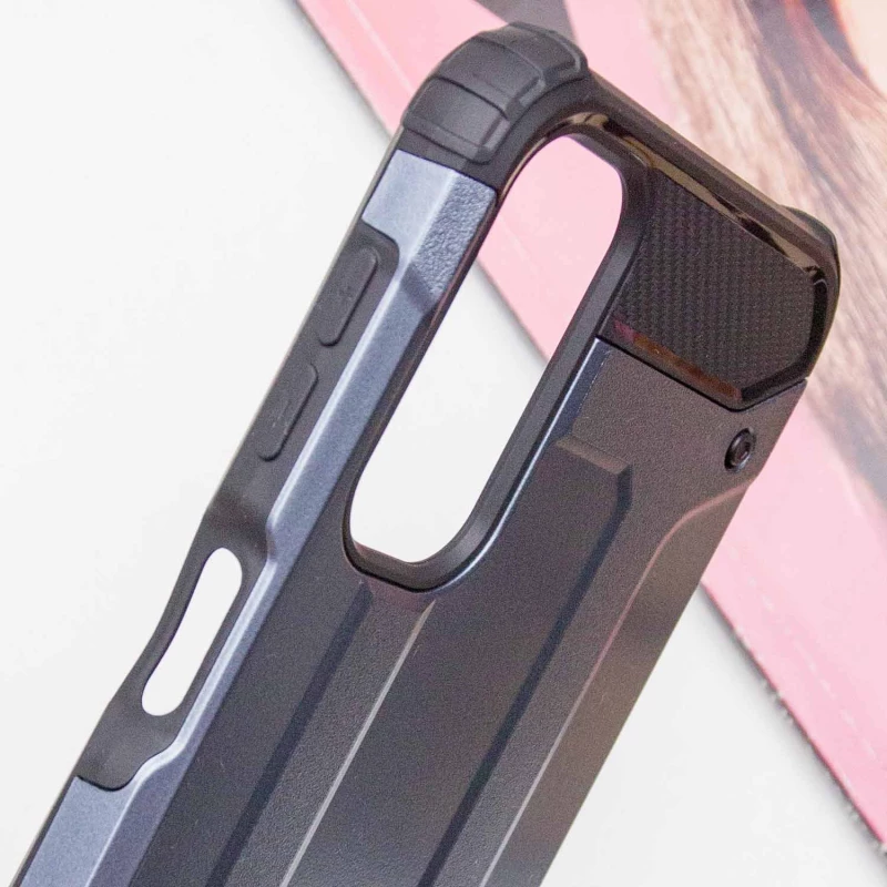 Протиударний чохол з посиленими кутами Immortal на Samsung Galaxy A24 4G – Сірий / Metal slate. Фото 6 з 8