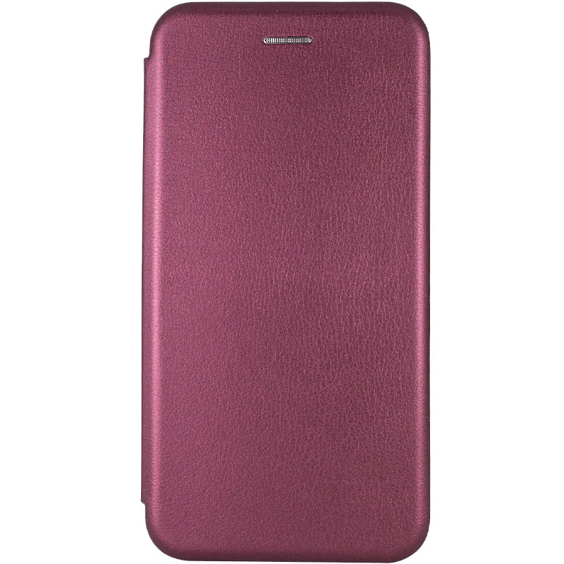 Чехол-книжка классический для Motorola Moto E15 – Бордовый. Фото 1 из 3