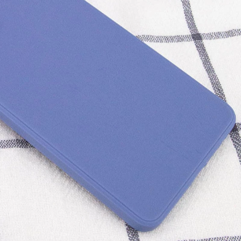 Цветной силиконовый чехол с защитой камеры для Infinix Smart 7 HD – Голубой / Mist blue. Фото 2 из 3