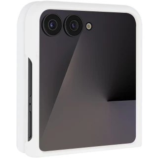 Чехол Foldables Silicone Cover Lakshmi (AAA) для Motorola Razr 50 Ultra — Белый / White