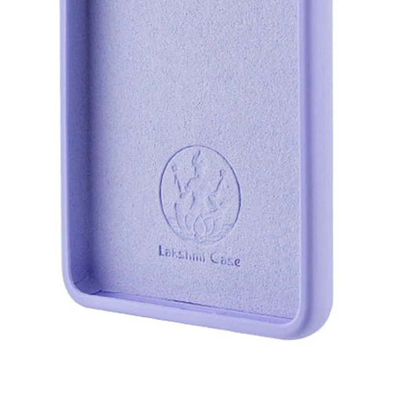 Чохол Silicone Case Lakshmi Premium з закритою камерою на Xiaomi Redmi Note 9s / Note 9 Pro / Note 9 Pro Max – Бузковий / Dasheen. Фото 4 з 5