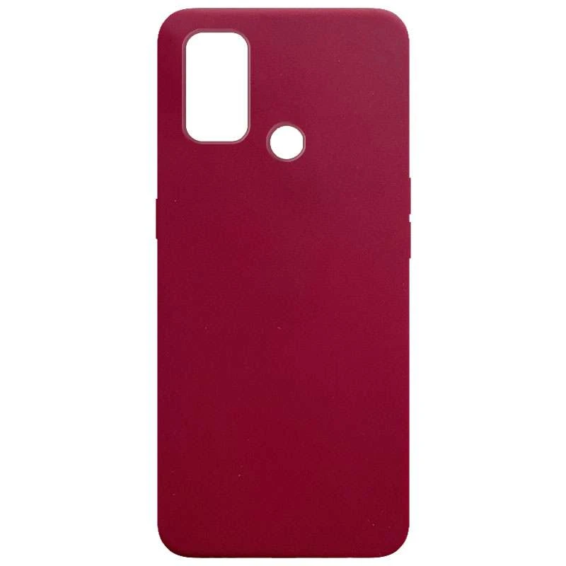 

Кольоровий силіконовий чохол на Oppo A53 / A32 / A33 (Бордовий)