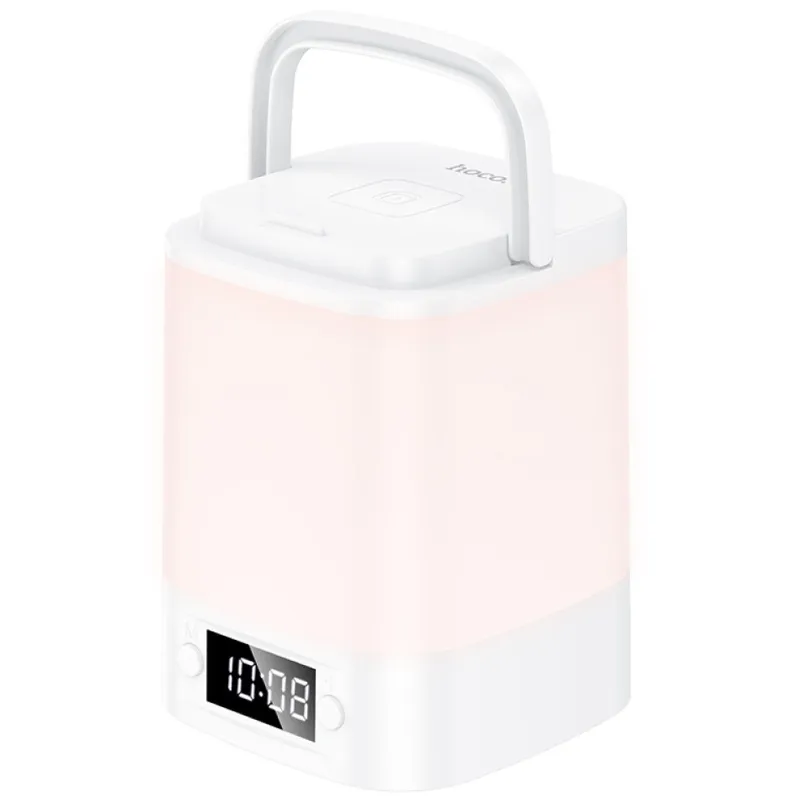 Нічник Hoco HX15 Smart + годинник – White. Фото 3 з 6