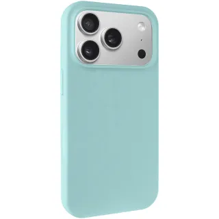 Чехол с закрытым низом Silicone Case для Apple iPhone 17 Pro Max (6.9") — Бирюзовый / Beryl