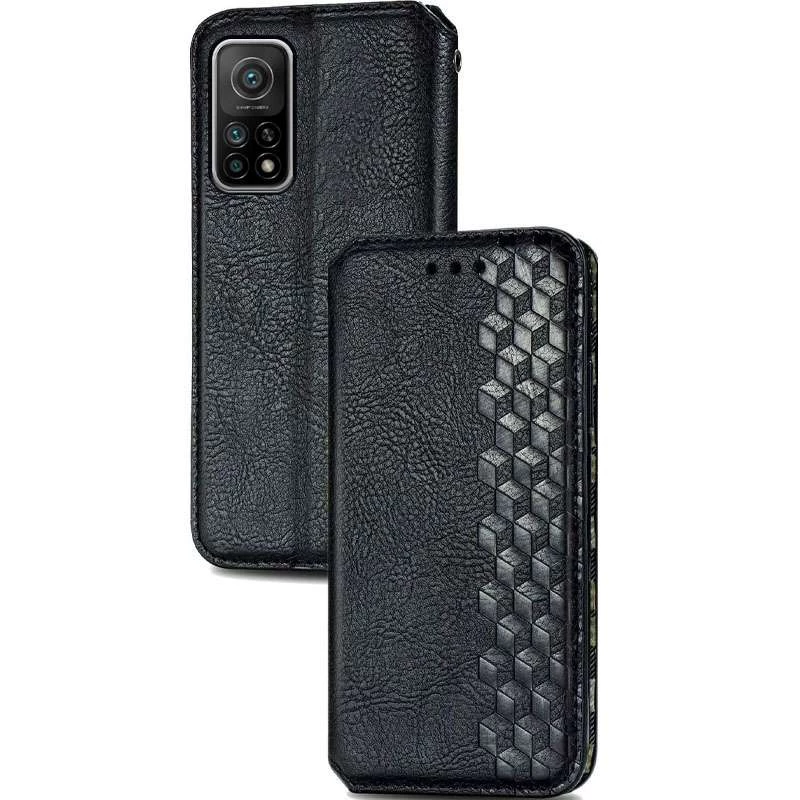 Чохол книжка GETMAN кубик для Xiaomi Mi 10T – Чорний. Фото 2 з 7