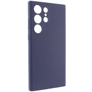 Чехол Silicone Case Lakshmi Premium з закритою камерою на Samsung Galaxy S26 Ultra — Серый / Dark Gray