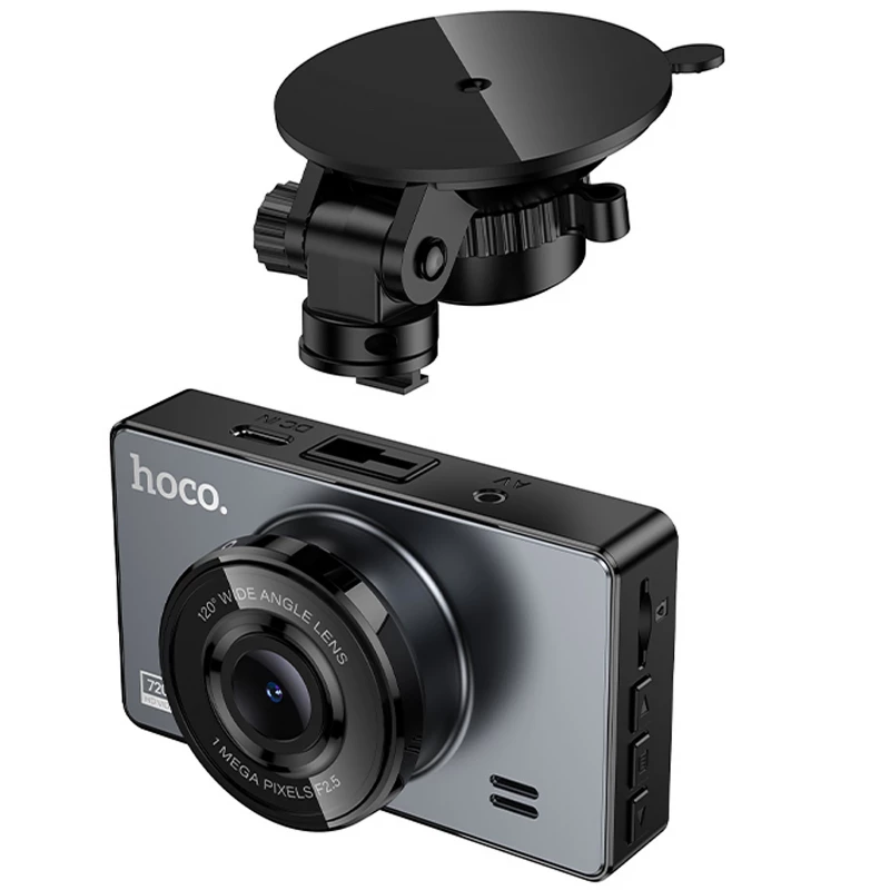 Видеорегистратор Hoco DV14 3-inch screen display driving recorder (720P) – Metal gray. Фото 3 из 6