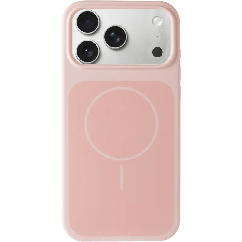 Чохол Silk Duo Color (AA) NO LOGO with Magnetic Fit для Apple iPhone 18 Pro – Pink. Фото 2 з 5