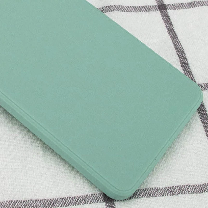 Кольоровий силіконовий чохол із захистом камери на Oppo A58 4G – Зелений / Menthol. Фото 4 з 7