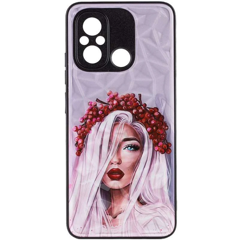 Скляний чохол Prisma Ladies на Xiaomi Redmi 12C / Poco C55 – Ukrainian Girl. Фото 3 з 7