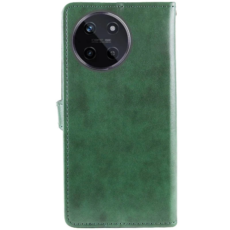 Чохол-книжка GETMAN Gallant  на Realme 11 4G – Зелений. Фото 6 з 8