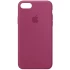 Чехол Silicone Case с закрытым низом для Apple iPhone 6/6s (4.7") – Малиновый / Pomegranate. Фото 1 из 1