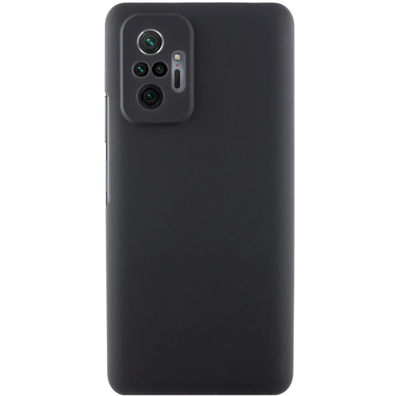 Чохол Silicone Case Lakshmi Premium із закритою камерою для Xiaomi Redmi Note 10 Pro – Чорний / Black. Фото 1 з 7