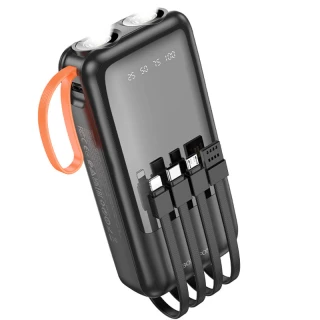 Портативне ЗП Power Bank BOROFONE BJ60A Rapid with four cables 20000 mAh фото 1 з 5