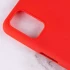 Кольоровий силіконовий чохол на Oppo A76 4G – Червоний. Фото 4 з 4