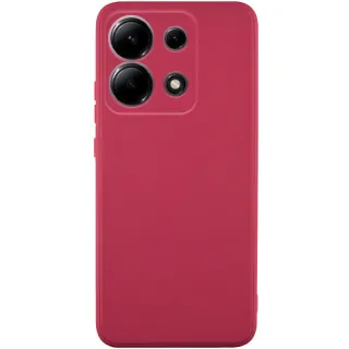 Цветной силиконовый чехол с защитой камеры для Xiaomi Poco C85 (Global) — Бордовый / Burgundy