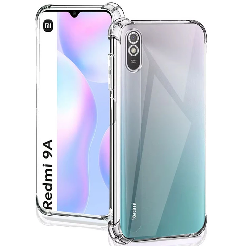 Силіконовий чохол з критими бортами на Xiaomi Redmi 9A фото 2 з 2