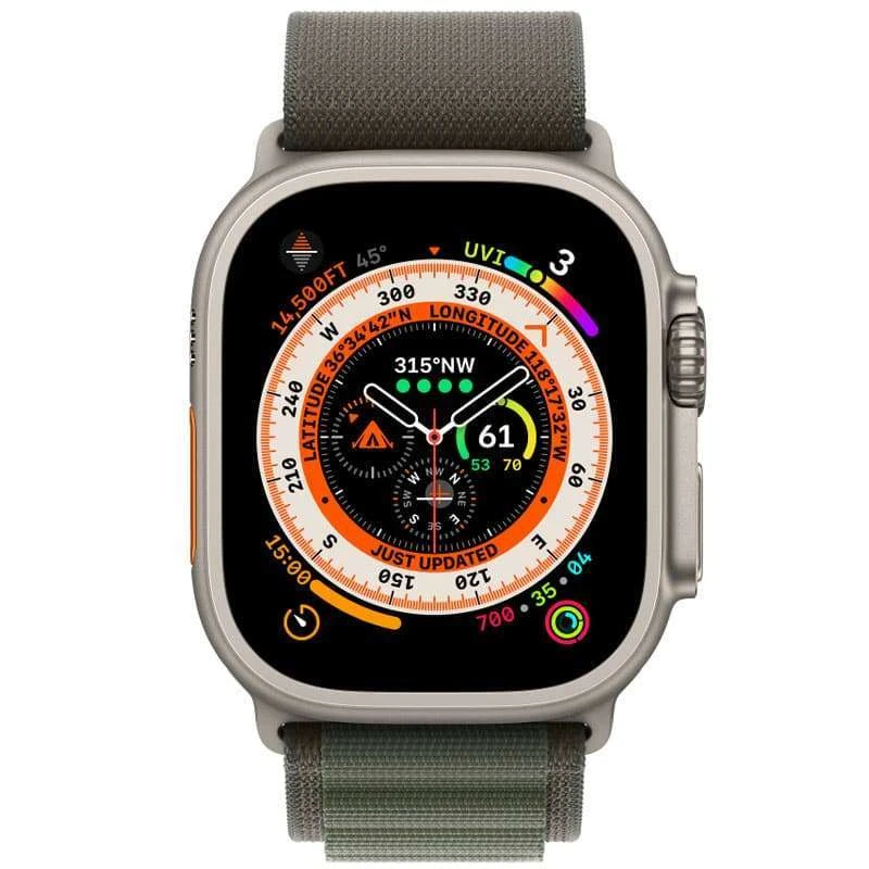 Ремешок Alpine Loop для Apple watch 42mm/44mm/45mm/49mm (m/l) – Зеленый / Green. Фото 2 из 4