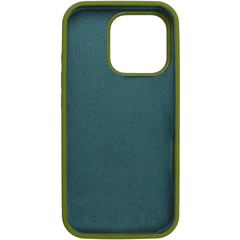 Чехол Silk Full Protective (AA) NO LOGO для Apple iPhone 16 Pro Max – Зеленый / Dark Olive. Фото 10 из 20