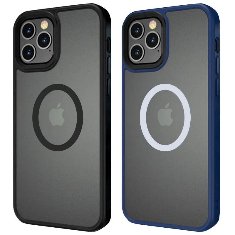 TPU+PC чохол Metal Buttons with Magnetic Fit для Apple iPhone 13 Pro Max (6.7") фото 1 з 2