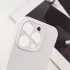 Чехол с защитой камеры Silicone Case для Apple iPhone 18 – Белый / White. Фото 4 из 5