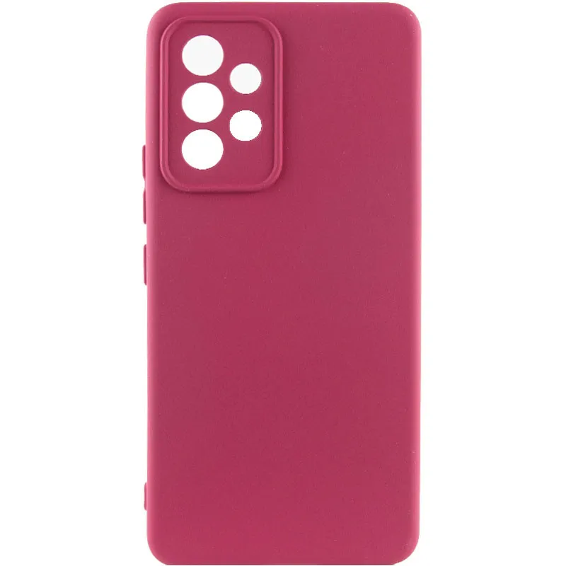 Чехол Silicone Cover Ummi Lakshmi Full Camera (AA) для Samsung Galaxy A33 5G – Бордовый / Marsala. Фото 1 из 2