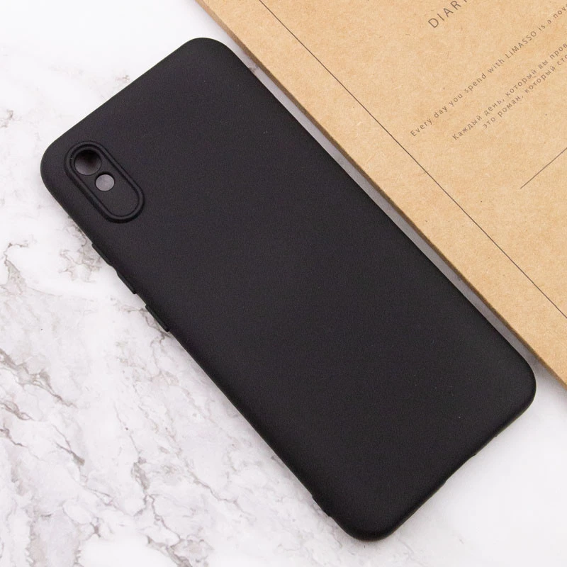 Чехол Silicone Case Lakshmi Premium з закритою камерою на Xiaomi Redmi 9A – Черный / Black. Фото 3 из 3