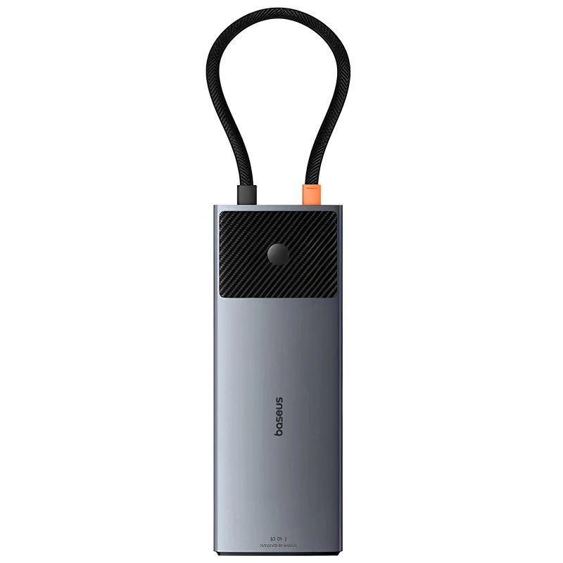 Перехідник HUB Baseus Metal Gleam Series II OS 10in1 (B00061800123-00) – Cosmic Black. Фото 2 з 4