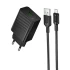 МЗП Borofone BAS72A Source QC3.0 (1USB-A) + кабель USB to MicroUSB – Black. Фото 1 з 4