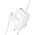МЗП Borofone BN32 Cargador PD65W (1USB-A/2C) + кабель Type-C to Type-C – White. Фото 3 з 6